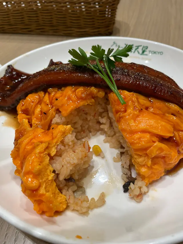 蒲燒鰻魚蛋包飯