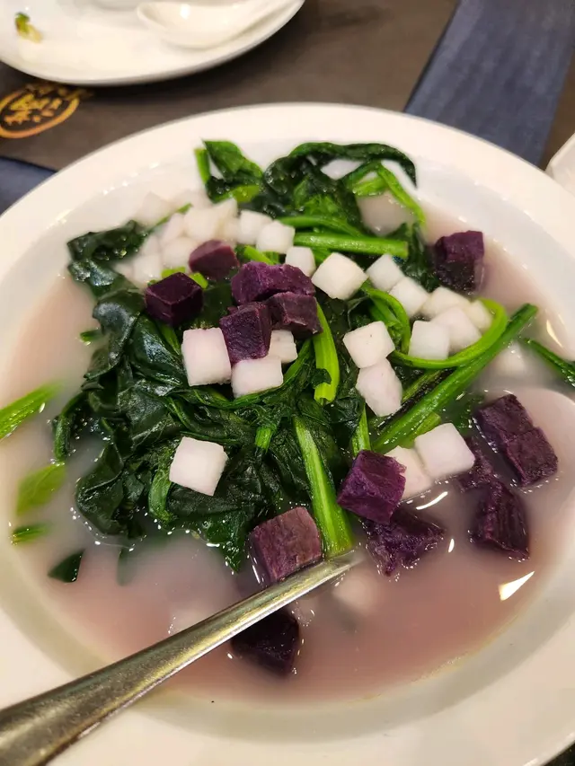 紫薯淮山浸菜苗