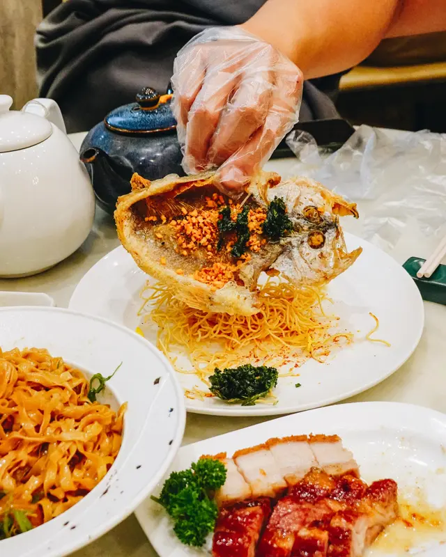 鳳凰展翅 (酥炸小黃魚)