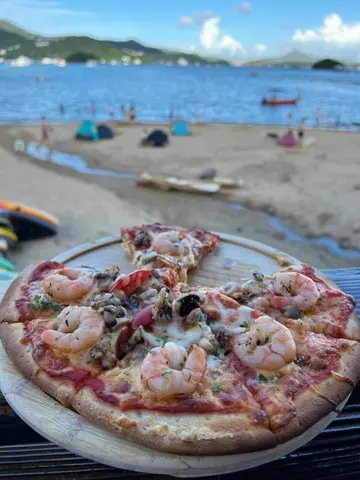 海鲜薄饼