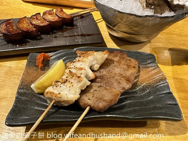 串燒雞軟骨、串燒牛舌