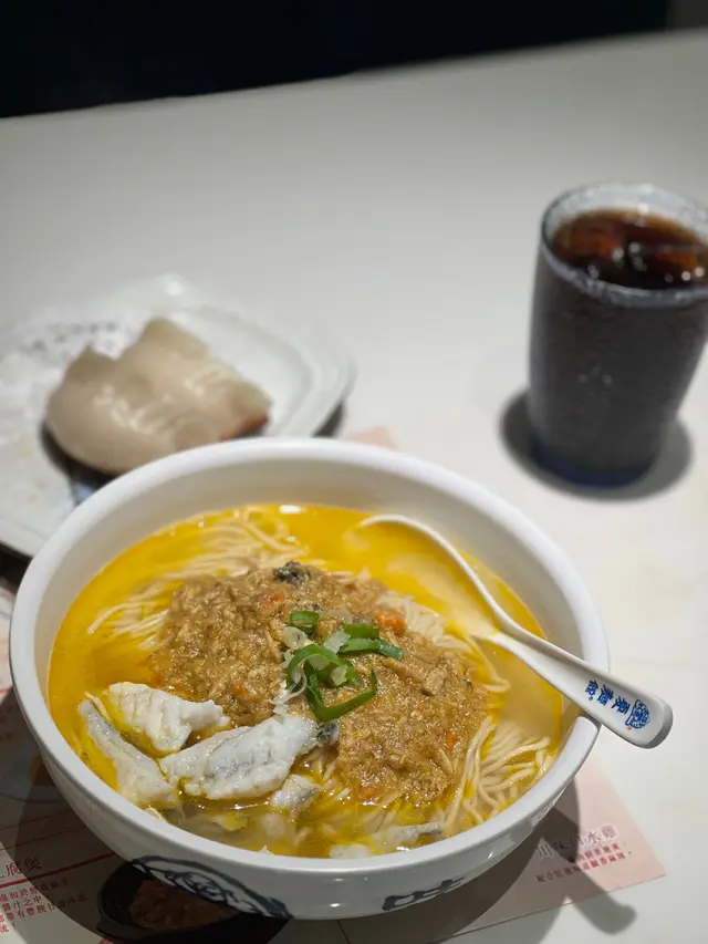 鮮蟹粉黃魚片麵