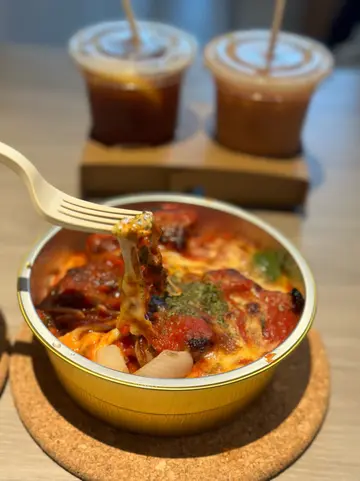 意式爆茄焗猪扒饭