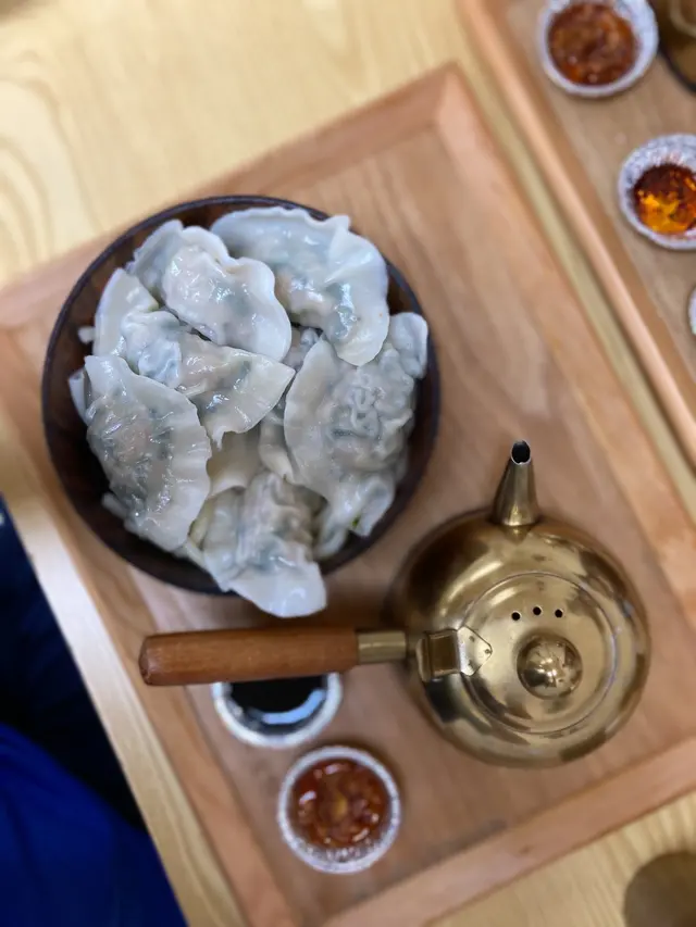 🍽 翡翠白菜豚肉餃 加烏冬