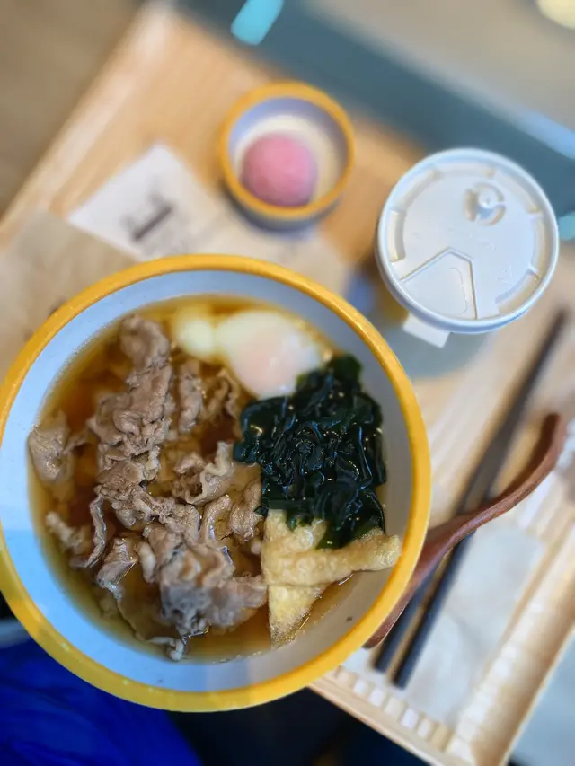 🍽 牛肉65度溫泉玉子讚岐烏冬