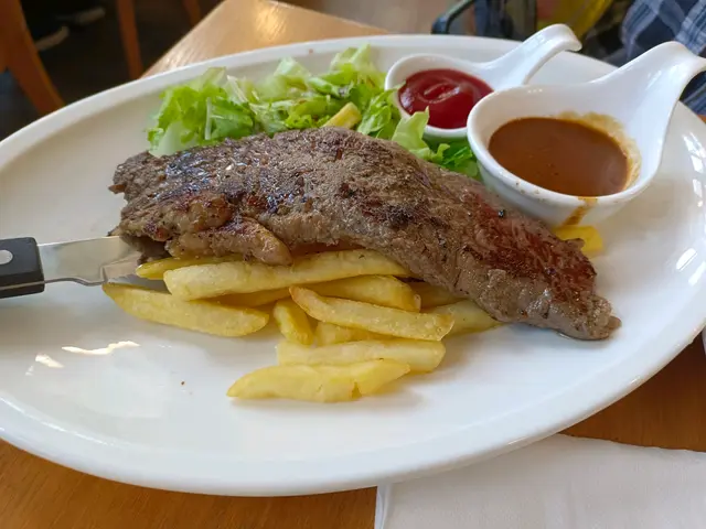 香煎紐西蘭西冷牛扒配黑椒汁