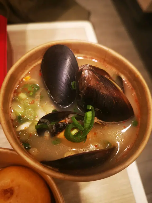 辣湯煮藍青口