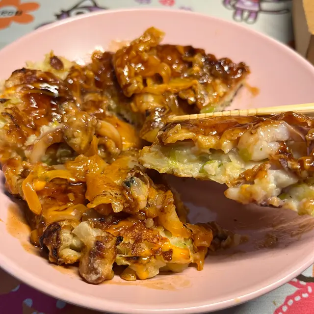 火炙芝士海鮮大阪燒