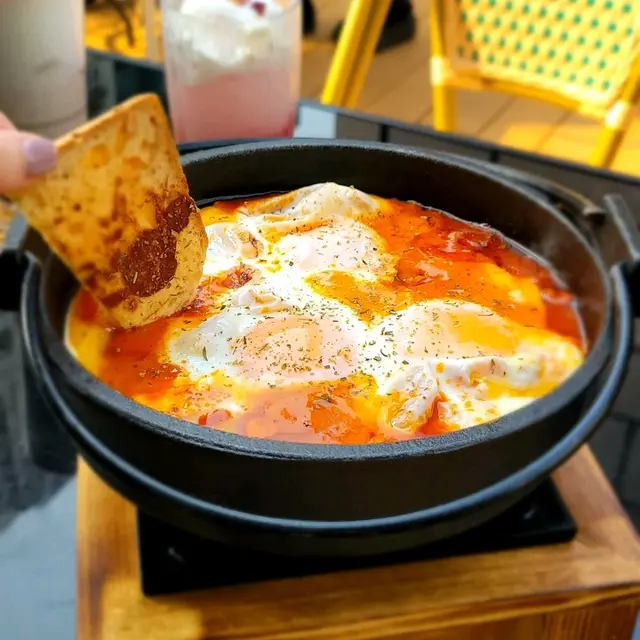 鑄鐵鍋北非蛋 Shashuka (無肉)