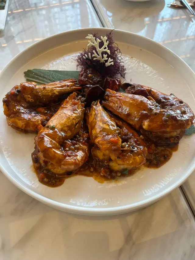 鮮胡椒蟹重焗海蝦