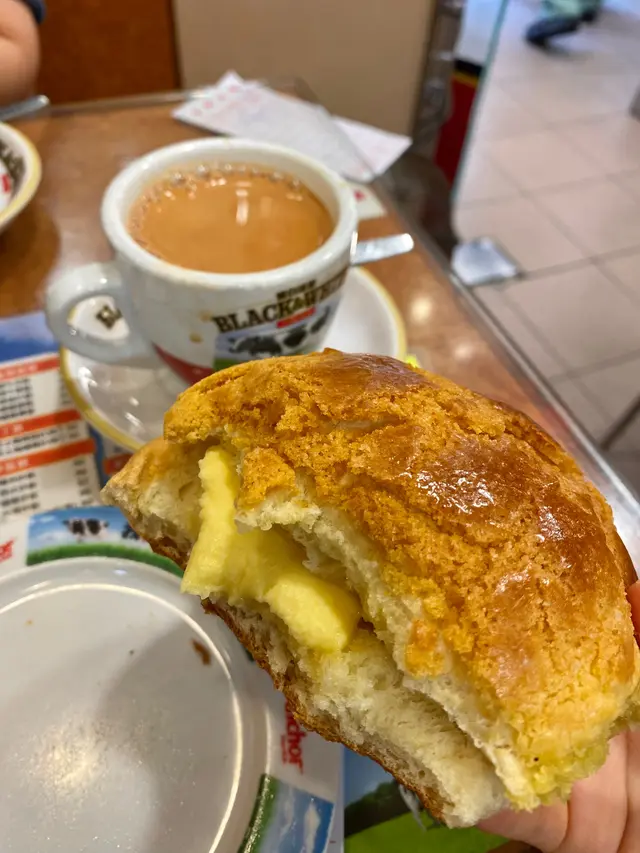 黃油帶著檸檬香味,就是黃油量太少了