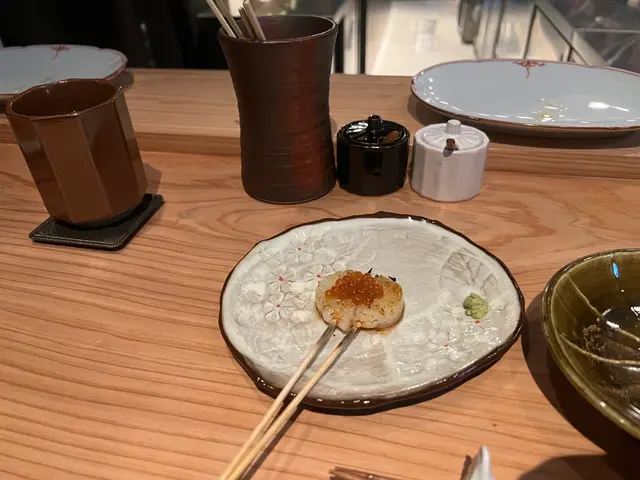 帆立貝三文魚籽