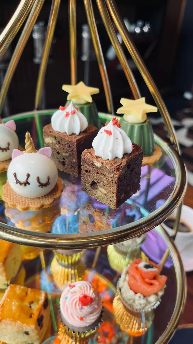 獨角獸三層架下午茶套餐