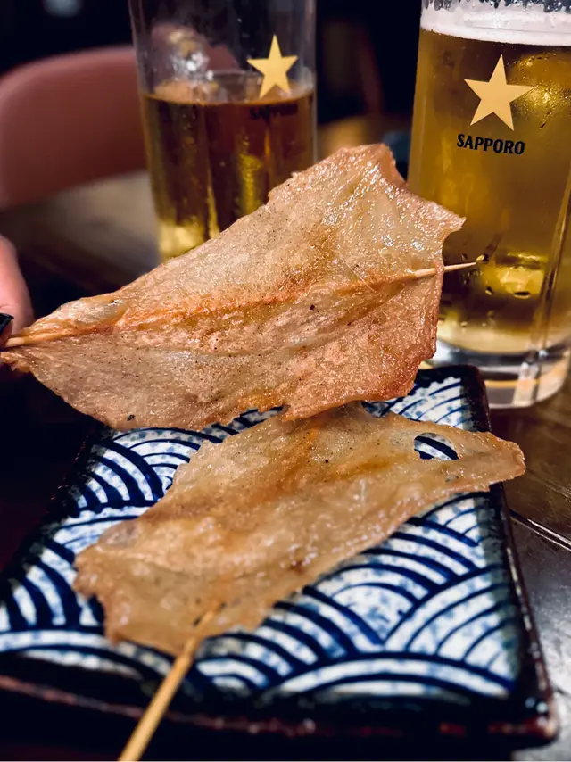 鹽燒原塊雞皮
