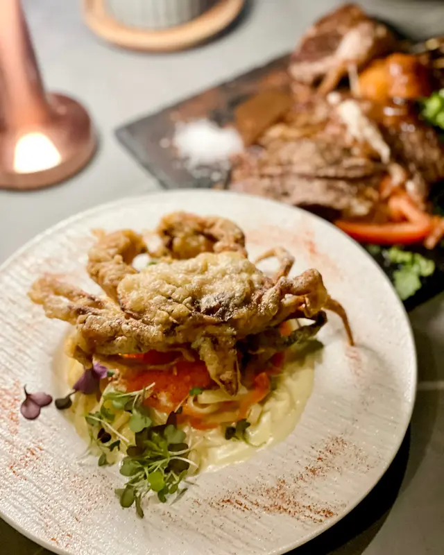 軟殼蟹, 蟹肉, 蟹籽, 明太子忌廉扁意粉