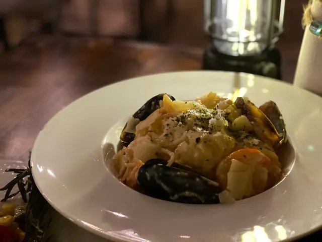 明太子海鮮意粉