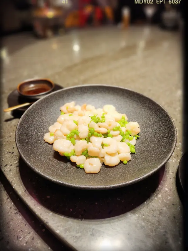 清炒河蝦仁配甜豆（$308）