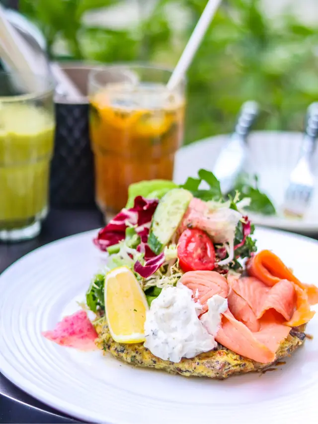 黑松露薯仔奄列(配煙三文魚)