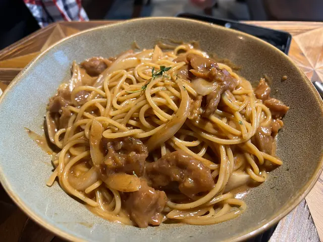 香辣沙嗲牛肉意粉
