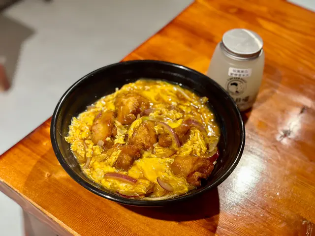 日式滑蛋炸雞意粉