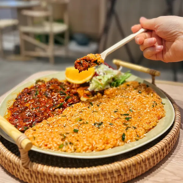 韓國蜆肉紫蘇飯