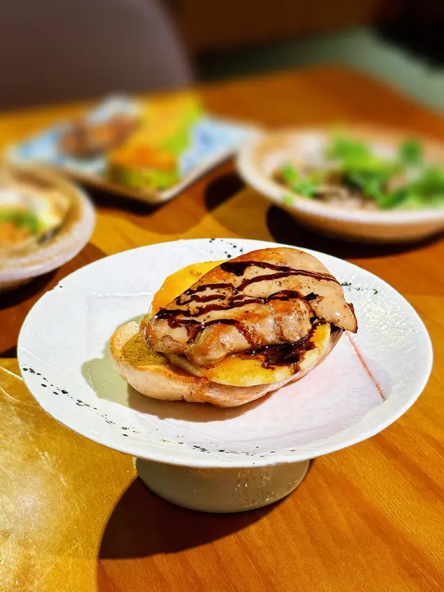 焦糖青蘋果鵝肝多士