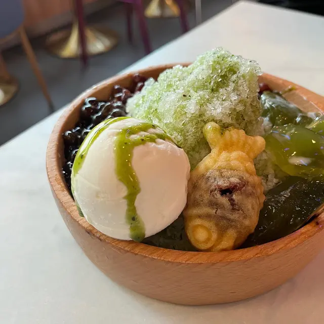 嘆嘆抹茶紅豆大盛