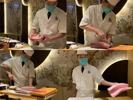 師傅原件即切,看到我雙眼發光