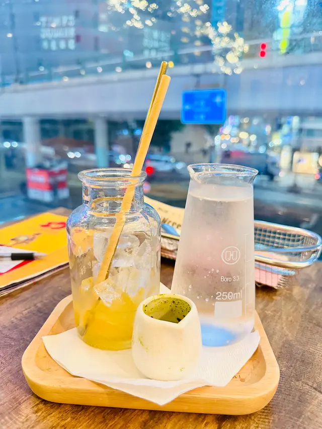 宇治抹茶柚子Soda