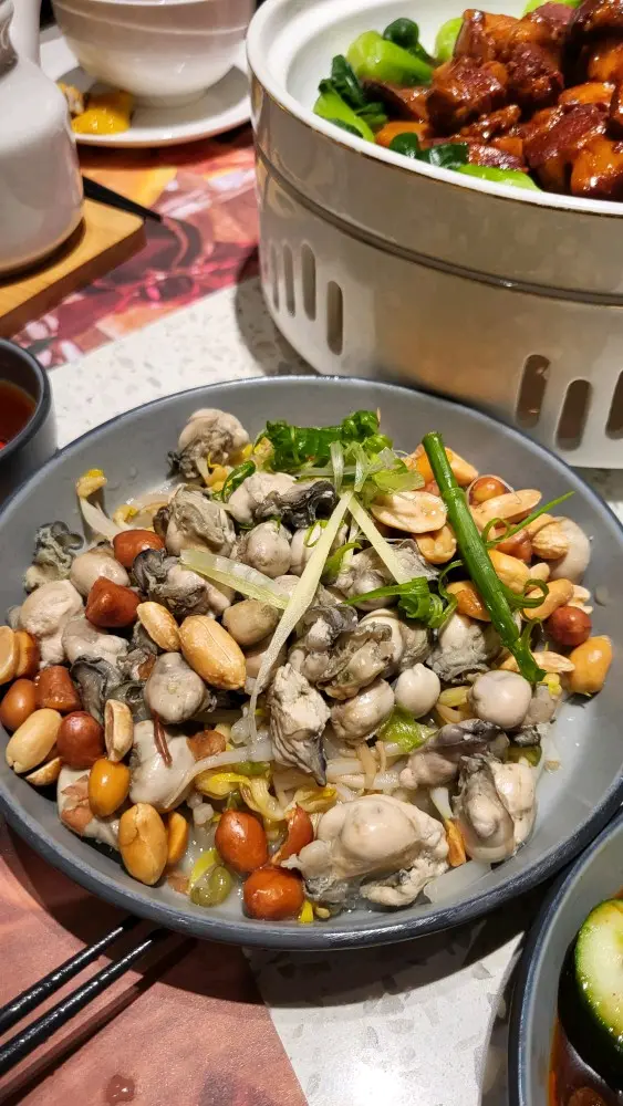 白灼薑蔥珍珠蠔