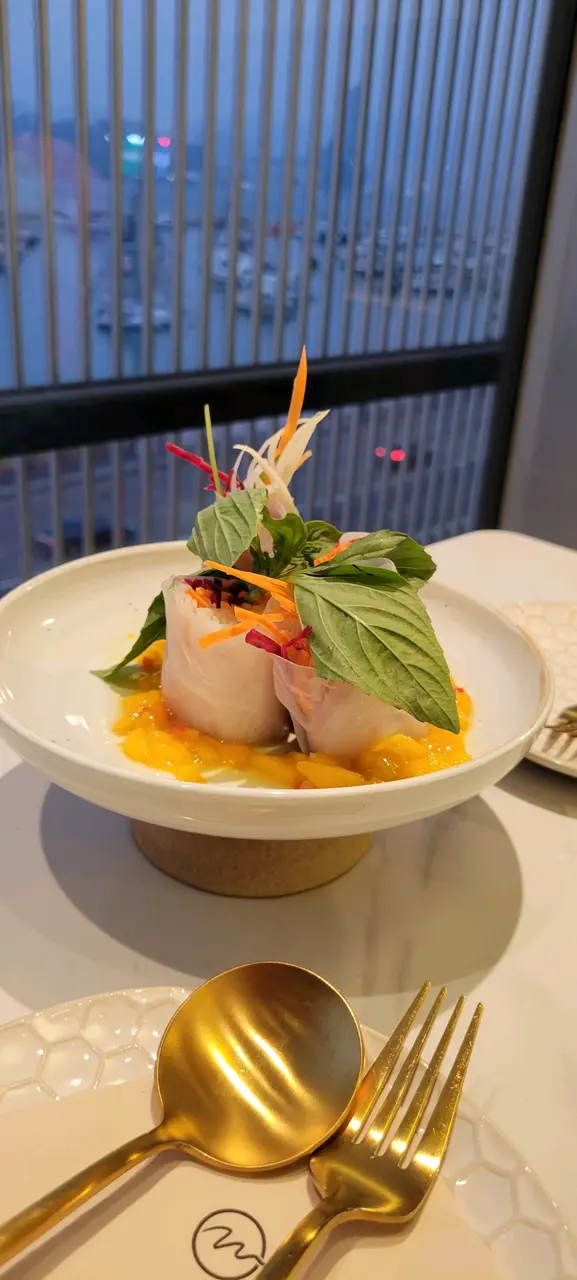 香芒紅菜頭米紙卷