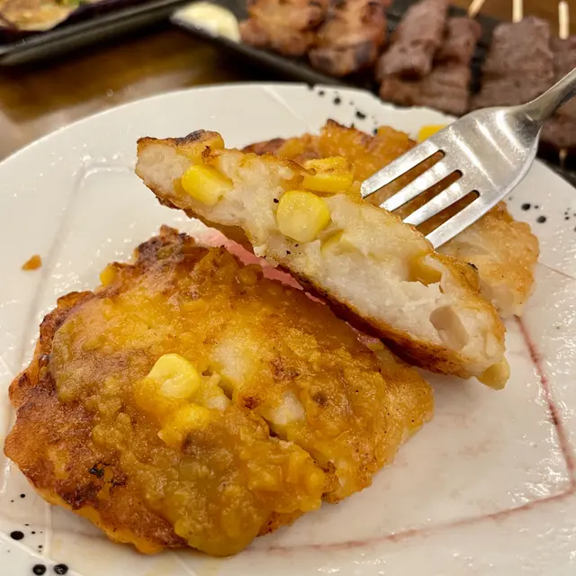 鹹蛋黃醬墨魚餅