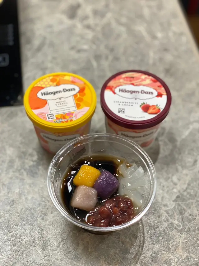 haagen-Dazs 、三色芋圓