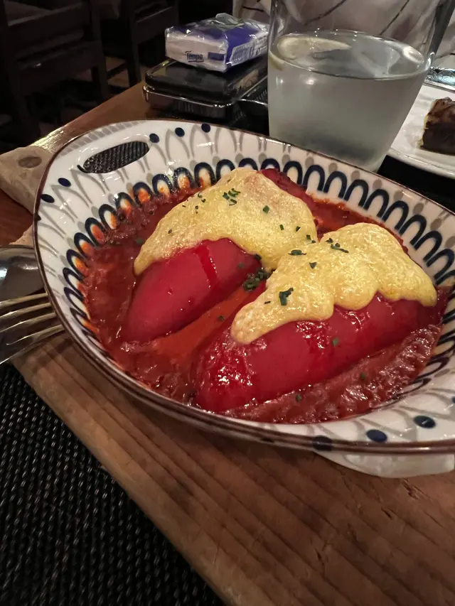 焗西班牙紅椒大西洋鱈魚慕絲