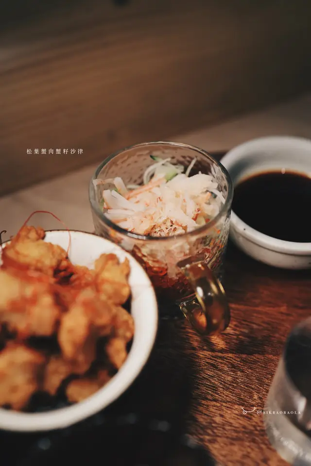 松葉蟹肉蟹籽沙律