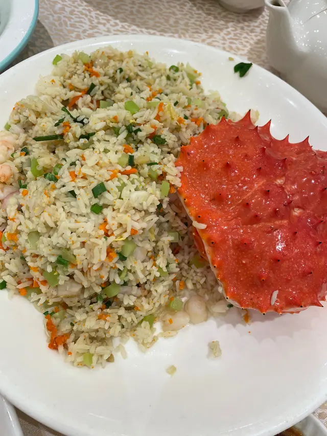 阿拉斯加長腳蟹炒飯