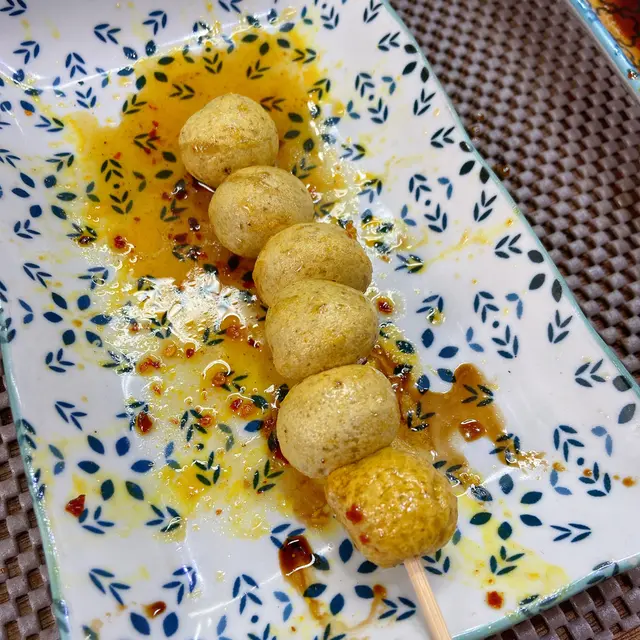 彈牙陳皮魚蛋，少少辣