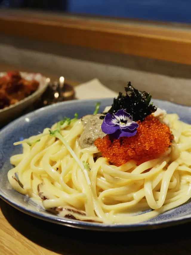 味噌蟹醬籽蟹肉扁意粉