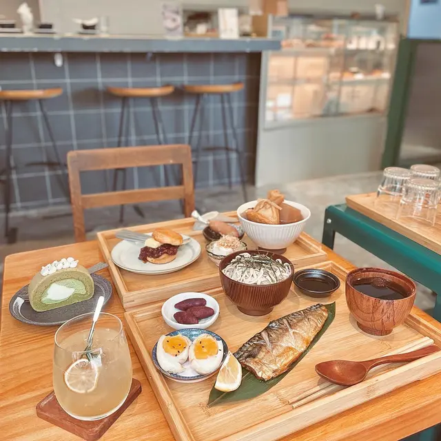 鹽燒鯖魚蕎麥面