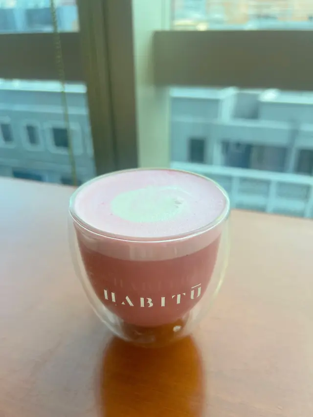 紅菜頭泡沫豆奶