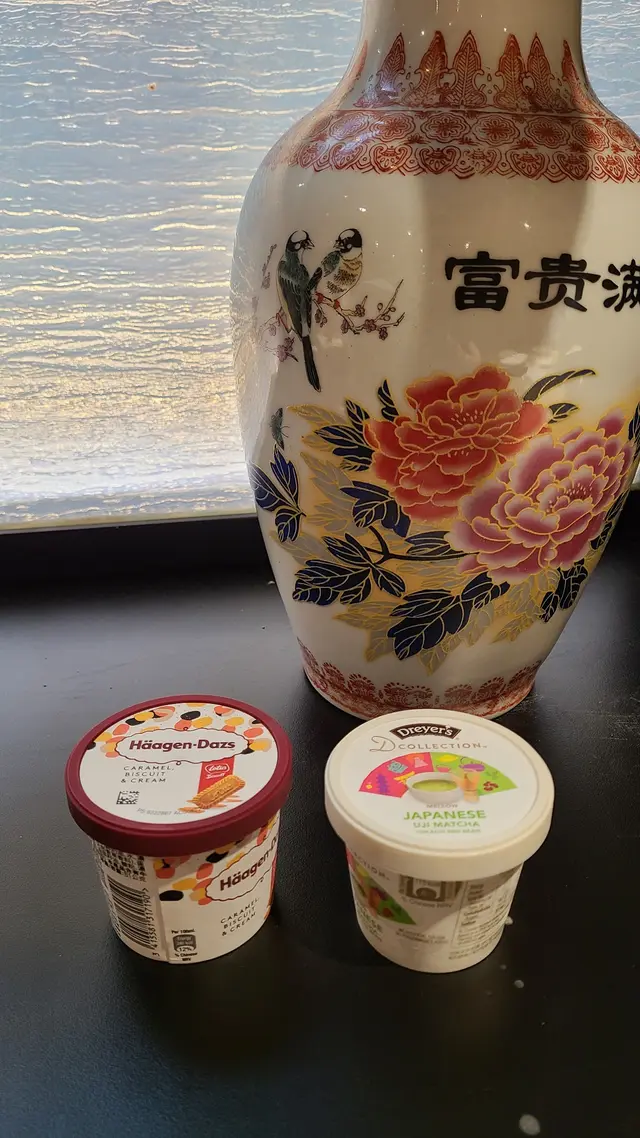 哈根大師焦糖脆餅雪糕,Dreyers D Collection宇治抹茶紅豆雪糕