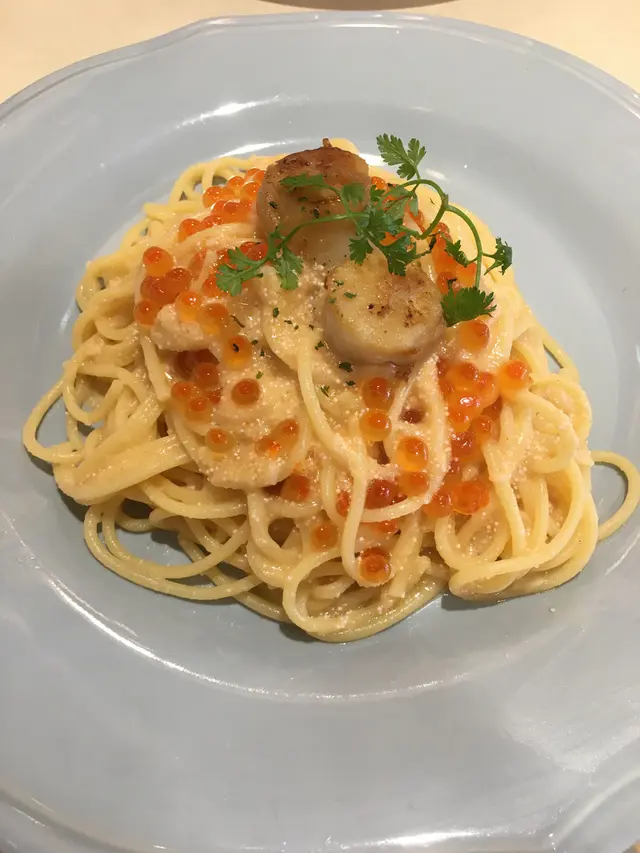 明太子醬三文魚籽意粉