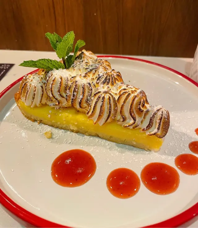 法式蛋白霜檸檬撻