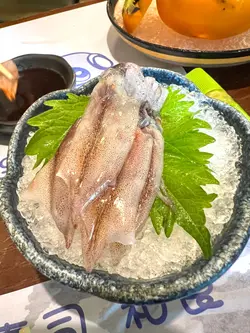 螢光魷魚刺身