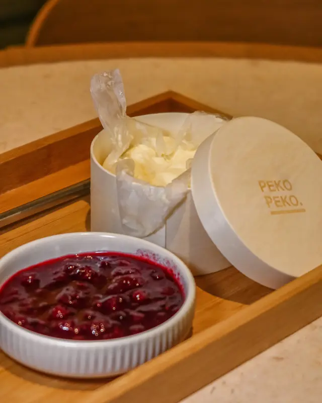 自家製芝士蛋糕配藍莓醬