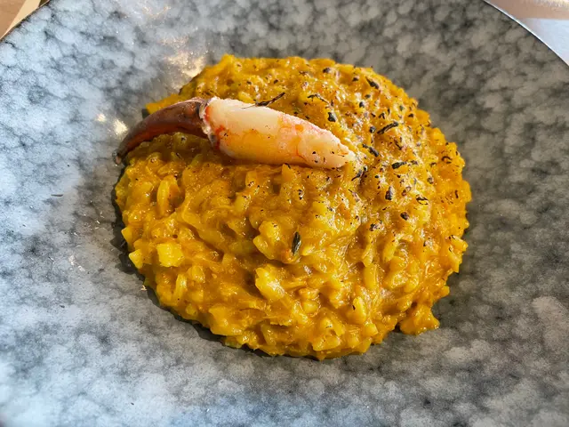 藏紅花蟹膏蟹肉意大利飯