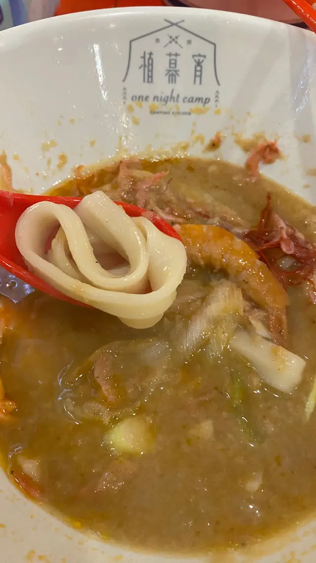 醬油蝦濃湯拉麵(刀削麵)