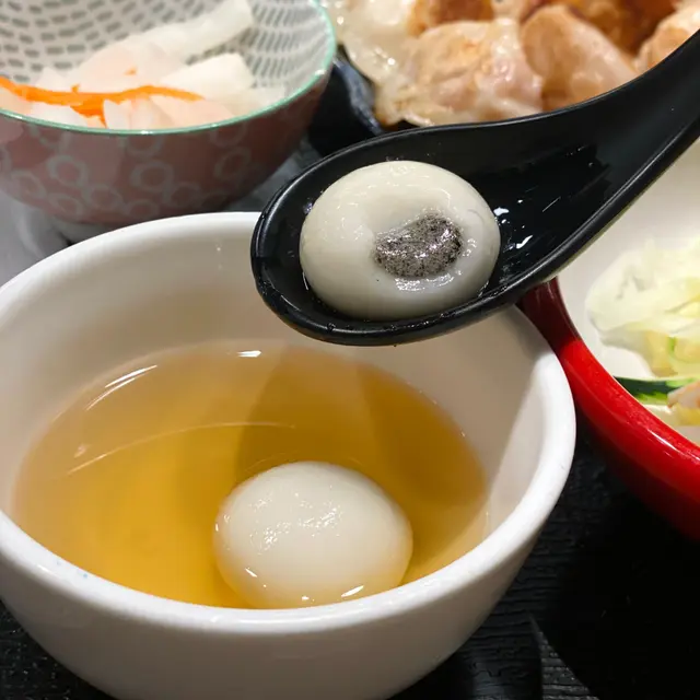 薑茶芝麻小湯圓