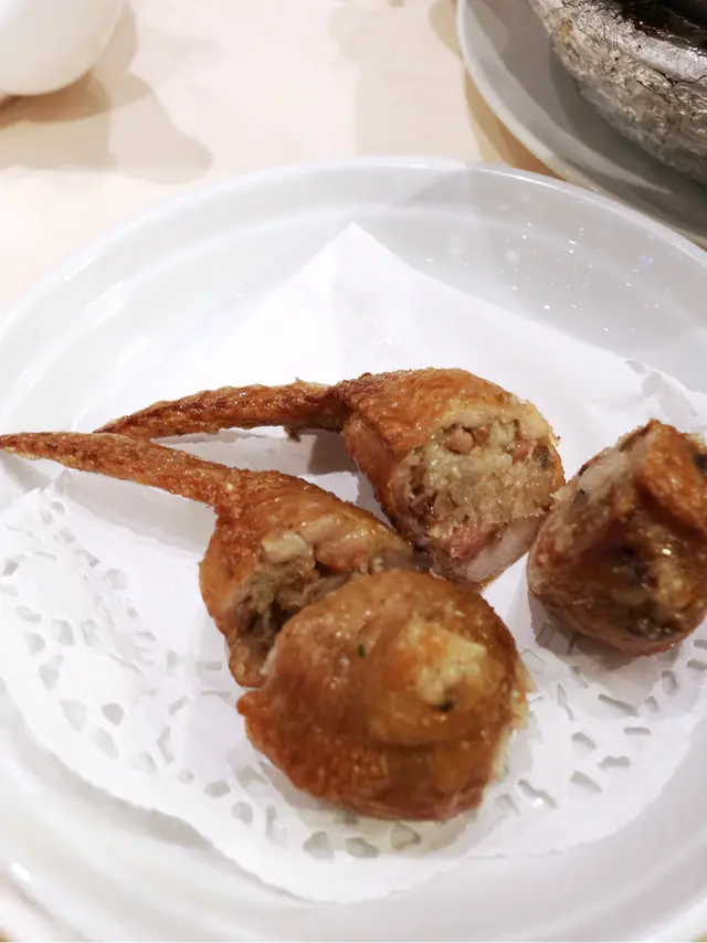 瑤柱糯米釀炸雞翼