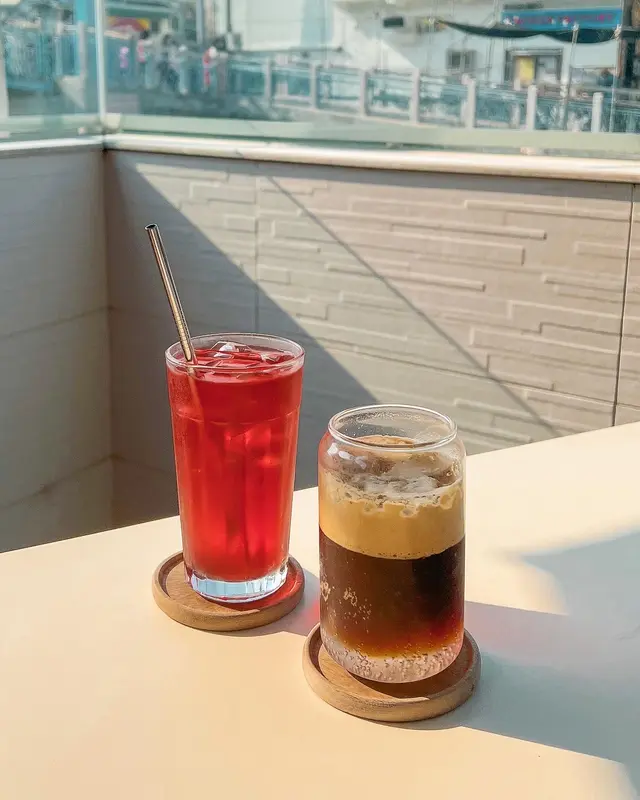 fruit tea, coffee n tonic